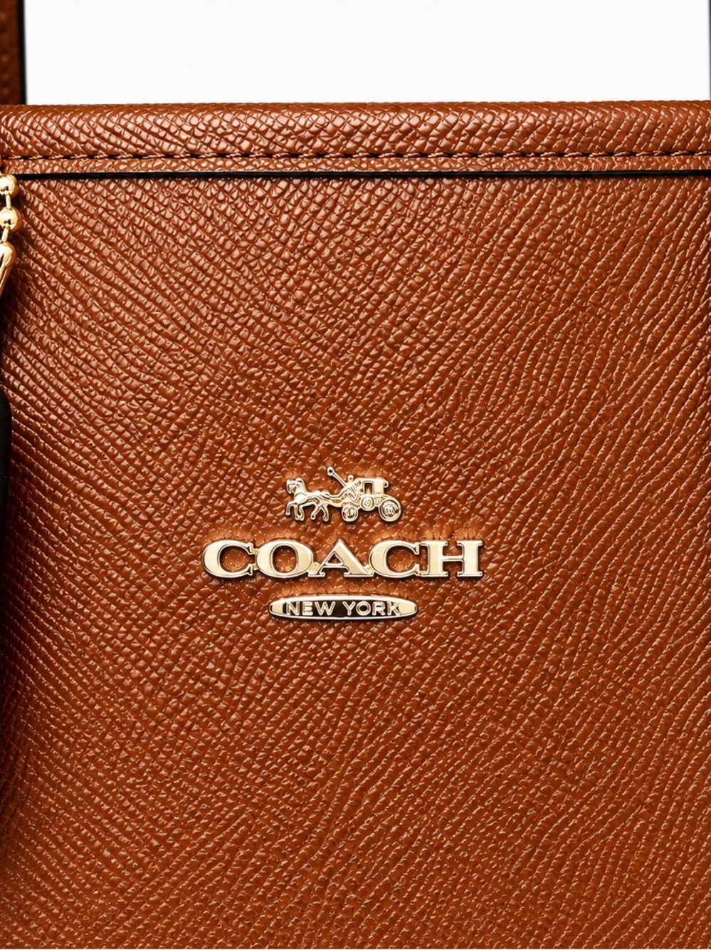 COACH City Tote Reversible Leather Handbag NWT & Wrist Zip Pouch Set - Picture 2 of 10